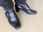 Vintage Dr Adams zwarte lakei schoenen - 38, Schoenen met lage hakken, Zwart, Ophalen of Verzenden, Zo goed als nieuw