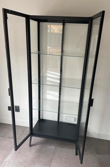 Ikea MILSBO Vitrinekast, antraciet, 73x175 cm beschikbaar voor biedingen