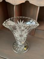 Vintage Kristallen vaas, jaren 60/70, puntgaaf!, Antiek en Kunst, Ophalen of Verzenden