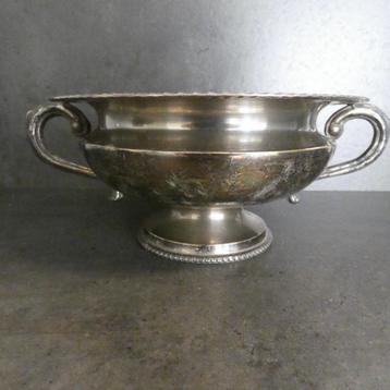 Verzilverde Luxe Schaal [1637] beschikbaar voor biedingen