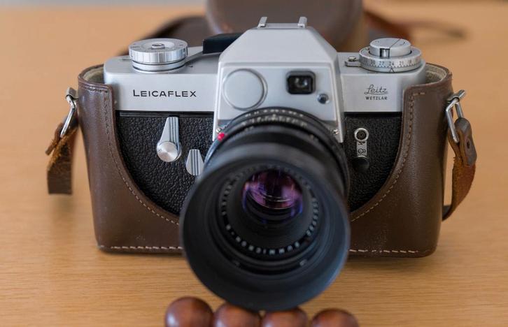 Leicaflex + Summicron 50 (LEES), Audio, Tv en Foto, Fotocamera's Analoog, Gebruikt, Spiegelreflex, Overige Merken, Ophalen of Verzenden