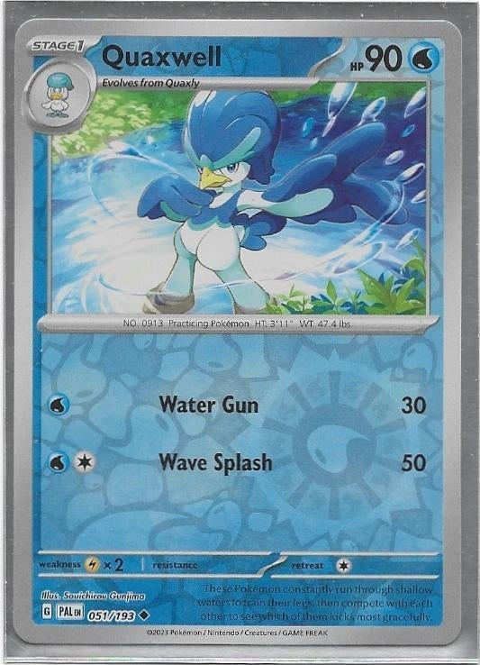 Paldea Evolved,  Quaxwell [reverse] 51/193, Verzenden, Nieuw, Losse kaart