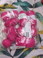 6 bollen katoen roze kleur, Hobby en Vrije tijd, Breien en Haken, Ophalen of Verzenden, Nieuw, Breien of Haken, Wol of Garen