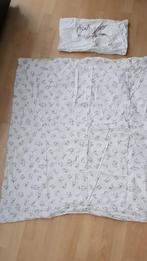 Kinder dekbedovertrek konijntjes 120 cm x 108 cm en sloop, Ophalen of Verzenden, Zo goed als nieuw, Jongetje of Meisje, Dekbedovertrek