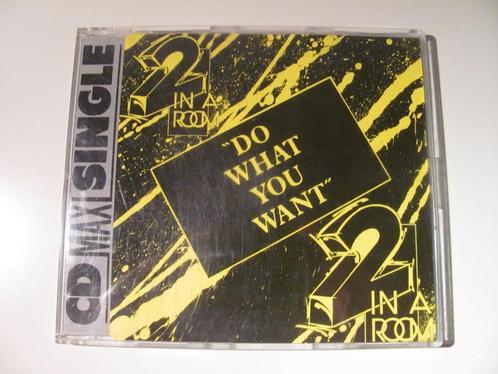 2 In A Room cd / single Do What You Want, Cd's en Dvd's, Cd's | Dance en House, Gebruikt, Ophalen of Verzenden