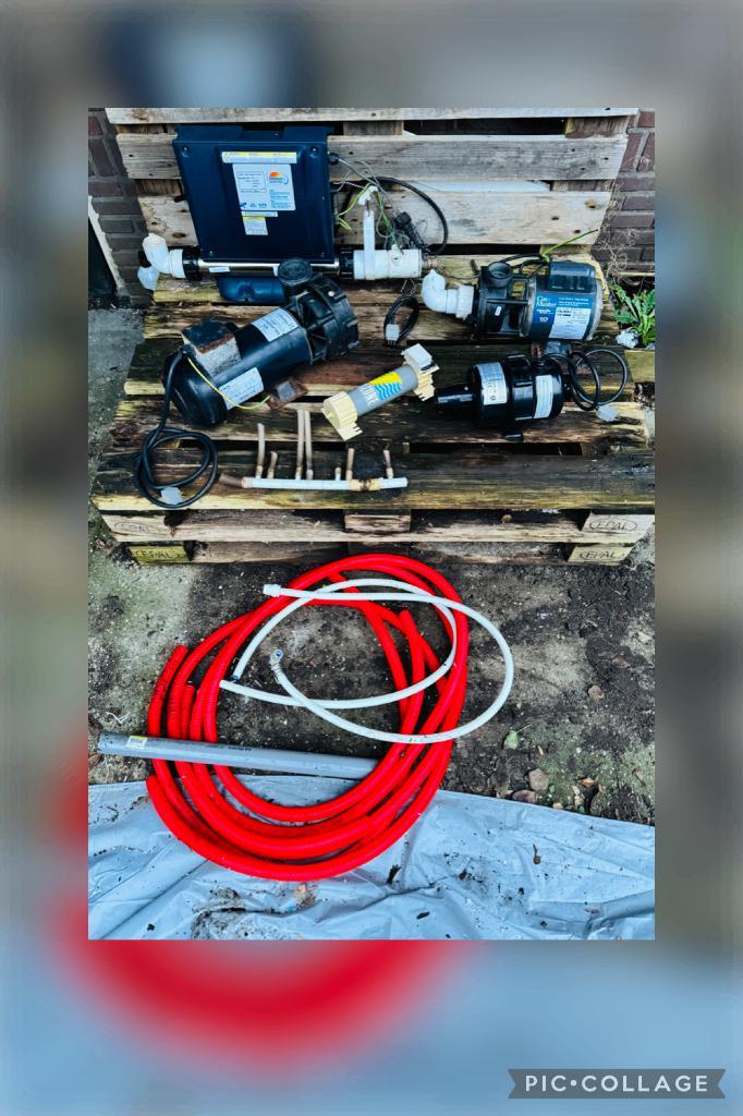 Jacuzzi/Spa onderdelenset Gecko Aqua Flo CG Air Sunrise, Tuin en Terras, Bubbelbaden en Hottubs, Gebruikt, Vast, Filter, Pomp