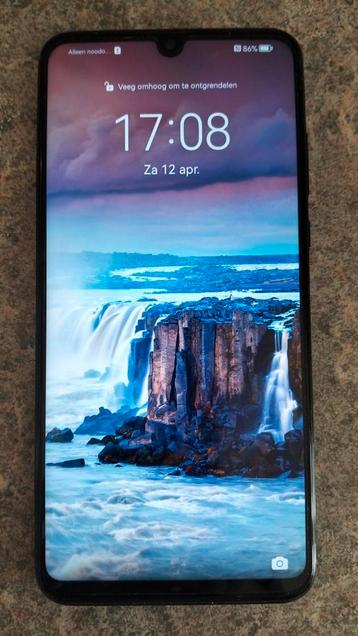Huawei P30 lite, 256GB, ram 6GB zwart hoesje  beschikbaar voor biedingen