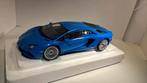 Lamborghini Aventador s bleu autoart 1.18, Hobby en Vrije tijd, Modelauto's | 1:18, Ophalen of Verzenden, Autoart, A, A