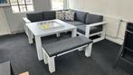 Loungeset plaze white, Tuin en Terras, Tuinsets en Loungesets, Ophalen of Verzenden, 8 zitplaatsen, Loungeset, Nieuw