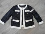 MONCLER zomer jas ALTHEA zwart wit mt 2 (36-38), Zwart, Moncler, Ophalen of Verzenden, Zo goed als nieuw