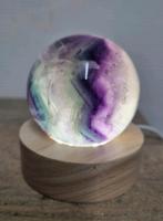 Bol van regenboog fluoriet, Ophalen of Verzenden, Mineraal