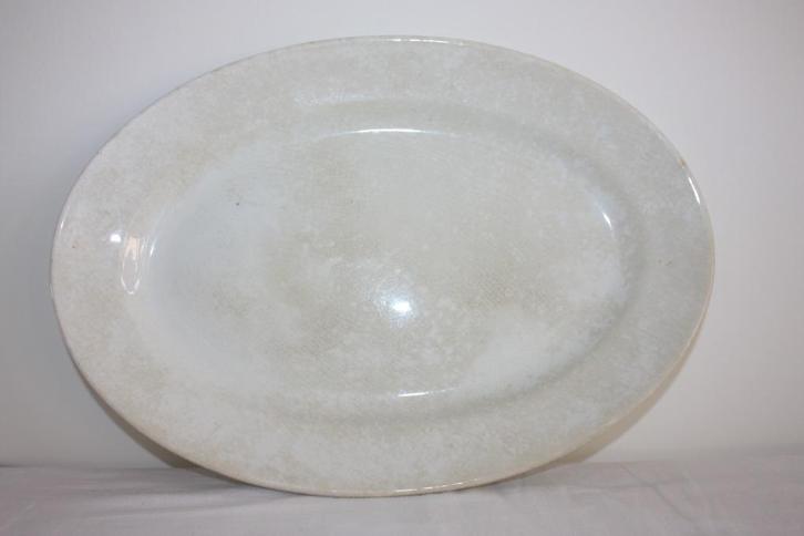 Ovale beboterde schaal, Antiek en Kunst, Antiek | Servies los, Ophalen of Verzenden