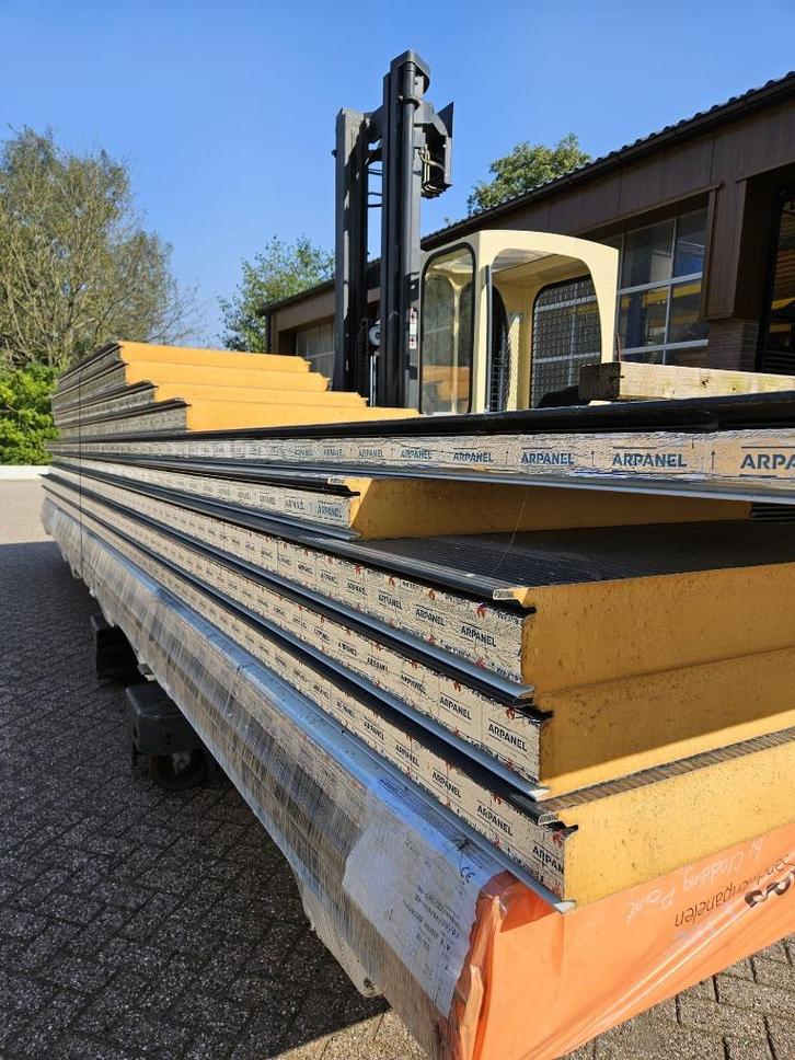 B-keus sandwich wand geïsoleerde wandpanelen 120mm, Doe-het-zelf en Verbouw, Platen en Panelen, Zo goed als nieuw, Overige materialen