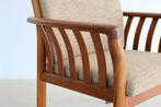vintage armchairs | fauteuils | jaren 70 | Deens, Gebruikt, Ophalen of Verzenden, Hout