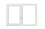 Kunststof Kozijn Draaikiep Vast  B150 H110cm Wit Intrek, Doe-het-zelf en Verbouw, Kozijnen en Schuifpuien, Niet ingevuld, Kunststof