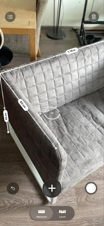 Mooie 2/3 persoons bank - compacte afmetingen beschikbaar voor biedingen