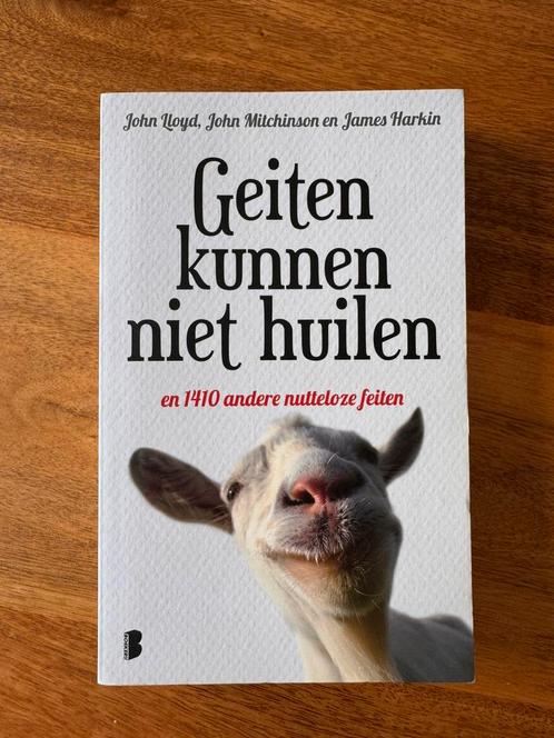 John Mitchinson - Geiten kunnen niet huilen, Boeken, Overige Boeken, Zo goed als nieuw, Ophalen of Verzenden