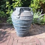 Amphora vaas, terracotta,  vintage, 51 cm, Ophalen, Gebruikt, Overige kleuren, 50 tot 75 cm