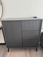 Meubella Winq Dressoir Antraciet, Huis en Inrichting, Kasten | Dressoirs, Ophalen, Overige materialen, Gebruikt, 50 tot 100 cm