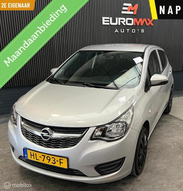 Opel KARL 1.0 ecoFLEX Edition 2e Eigenaar-NAP-Cruise-Airco, Auto's, Opel, Bedrijf, Te koop, Karl, ABS, Airbags, Airconditioning