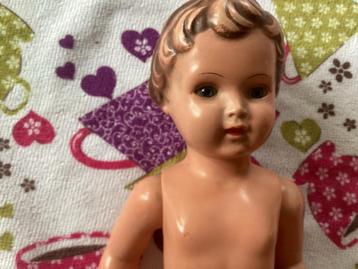 Vintage Schildpadpop, jaren 50 28cm beschikbaar voor biedingen