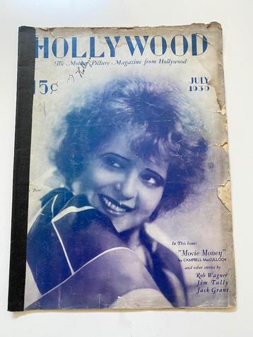 Filmtijdschrift Hollywood Clara Bow juli 1930 beschikbaar voor biedingen