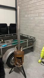 Gasfles, houtkachel, buitenkachel, campingkachel, vuurpot, Tuin en Terras, Tuinhaarden, Ophalen, Gebruikt