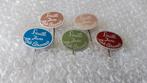 5 verschillende speldjes smitli zachte melk caramels, Verzamelen, Speldjes, Pins en Buttons, Ophalen of Verzenden, Zo goed als nieuw