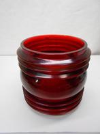 Fresnel lens glas, rood, Ophalen of Verzenden, Gebruikt, Overige typen
