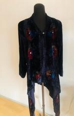 Vintage prachtig velours hes made in India maat XL, Kleding | Dames, Grote Maten, Overige kleuren, Trui of Vest, Ophalen of Verzenden