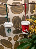 2x Starbucks To Go Cup Mini Ceramic Travel Mug Chri, Ophalen of Verzenden, Zo goed als nieuw