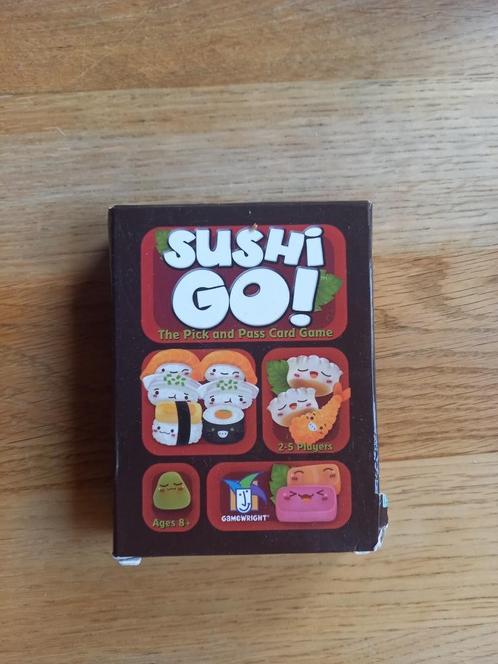 Sushi Go, Hobby en Vrije tijd, Gezelschapsspellen | Kaartspellen, Zo goed als nieuw, Drie of vier spelers, Ophalen of Verzenden