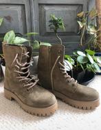 Shoecolate leren Groene Lage Laarzen Maat 38 nieuw, Kleding | Dames, Schoenen, Ophalen of Verzenden, Zo goed als nieuw, Groen