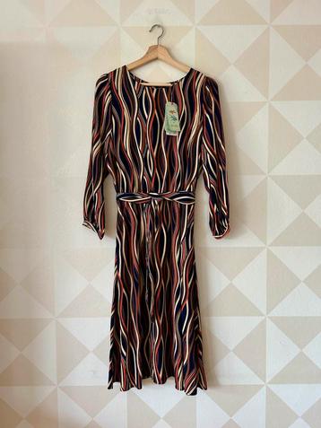 King Louie Betty Dress jurk bruin M/38 NIEUW beschikbaar voor biedingen
