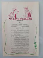 Flyer dagprogramma Holland Amerika Lijn - ss Rotterdam, Verzamelen, Verzenden, Zo goed als nieuw, Overige typen