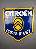 Citroen emaille reclamebord oud en origineel ca 1920, Antiek en Kunst, Ophalen