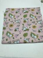 Tricot oudroze maki's (119), 120 cm of meer, Nieuw, Ophalen of Verzenden, Katoen