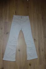 H&M beige flared broek mt 40, zgan, Maat 38/40 (M), H&M, Beige, Ophalen of Verzenden