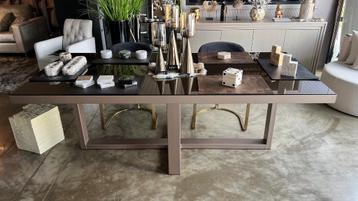 Puuur eettafel cox - mat metallic riva brons beschikbaar voor biedingen