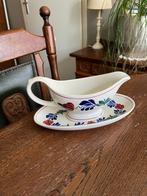 Boerenbont juskom met vleesschalen, Antiek en Kunst, Antiek | Keramiek en Aardewerk, Ophalen of Verzenden