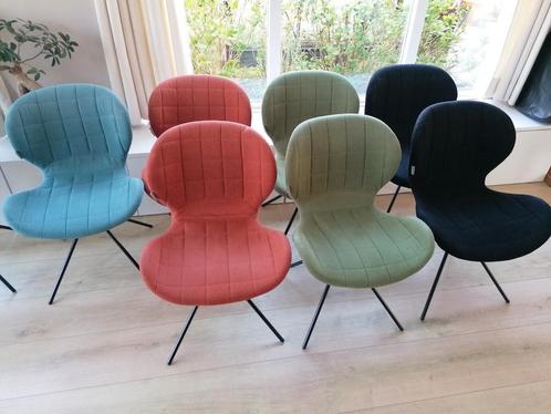 eetkamerstoelen, Zuiver, Huis en Inrichting, Stoelen, Gebruikt, Vijf, Zes of meer stoelen, Stof, Overige kleuren, Ophalen