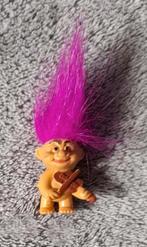 TROL met roze haar. Lengte met haar 7 cm. Vintage / retro, Ophalen of Verzenden, Zo goed als nieuw