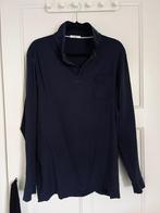 Brax Heren Polo met lange mouw donker blauw XL, Brax, Maat 56/58 (XL), Zo goed als nieuw, Verzenden