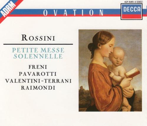 ROSSINI Petite messe solennelle 2 - CD PAVAROTTI DECCA ZGAN, Cd's en Dvd's, Cd's | Klassiek, Gebruikt, Vocaal, Romantiek, Met libretto