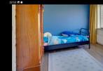 Zwart metalen bed 1 persoon, Ophalen, 90 cm, Eenpersoons, Zwart