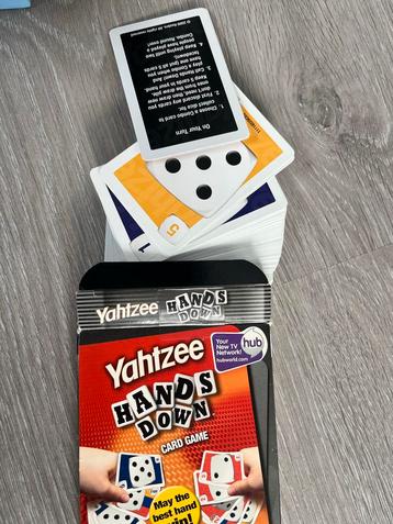 Yahtzee Hands Down Kaartspel beschikbaar voor biedingen