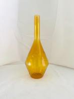 Vintage antiek Oost Duits vaasje oker, Antiek en Kunst, Antiek | Glas en Kristal, Ophalen of Verzenden