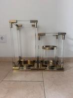 Richmond kandelaar set - 1 glas stuk, Huis en Inrichting, Woonaccessoires | Kandelaars en Kaarsen, Gebruikt, 25 tot 50 cm, Ophalen of Verzenden