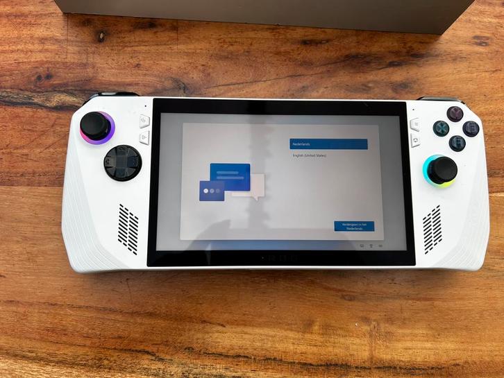 Asus ROG Ally Z1 Extreme – 512 GB – Wit – Topstaat, Spelcomputers en Games, Spelcomputers | Overige, Zo goed als nieuw, Ophalen of Verzenden