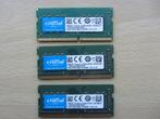 3x Crucial 8GB PC4-21300 DDR4-2666MHz non-ECC Unbuffered CL1, DDR4, 8 GB, Ophalen of Verzenden, Zo goed als nieuw